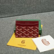 Goyard Goyardine Saint Sulpice Card Holder Burgundy