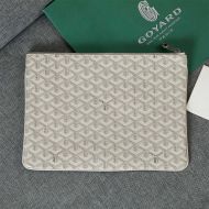 Goyard Goyardine Senat Clutch Light Grey