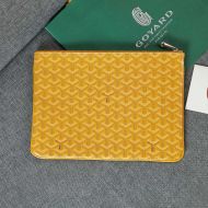 Goyard Goyardine Senat Clutch Yellow