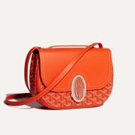 Goyard 233 Bag In Goyardine Canvas Orange