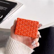 Goyard Goyardine Trunk Airpods Case Orange