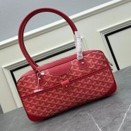 Goyard Saint Martin Bag In Goyardine Canvas Red