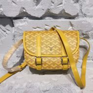 Goyard Belvedere PM Messenger In Goyardine Canvas Yellow