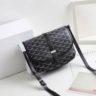 Goyard Belvedere PM Bag In Goyardine Canvas Black