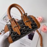 Goyard Mini Croisiere Bag In Goyardine Canvas Brown